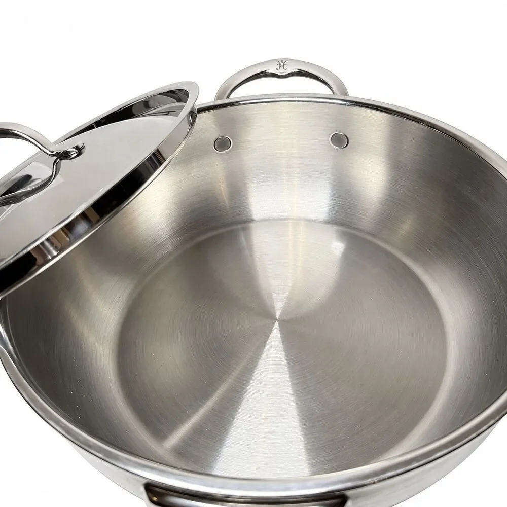 Hestan NanoBond Molecular Titanium 5 Qt Essential Pan With Lid - Made in Italy